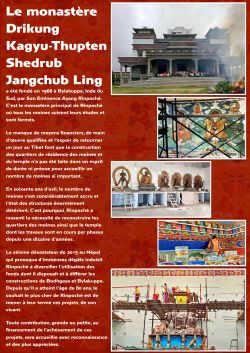 Le monastère Drikung Kagyu-Thupten Shedrub Jangchub Ling