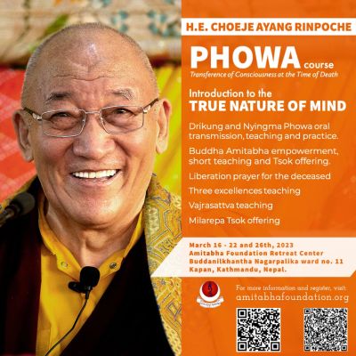 Phowa et Vrai nature de l'esprit. Katmandou, Népal.