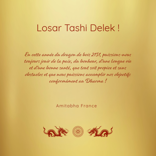 Amitabha France vous souhaite le meilleur