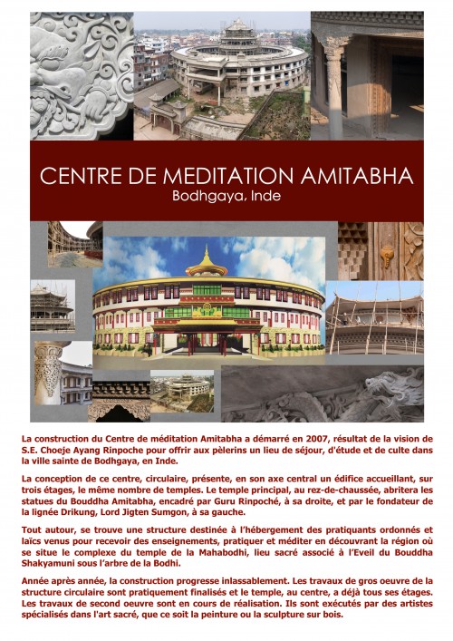 Centre de M&eacute;ditation Amitabha. Bodhgaya, Inde