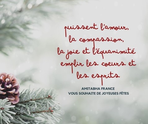 Nos plus affectueuses pens&eacute;es pour ces f&ecirc;tes de fin d&rsquo;ann&eacute;e et pour une ann&eacute;e &agrave; venir pleine de bonheur !