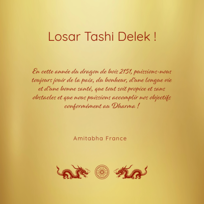 Amitabha France vous souhaite le meilleur
